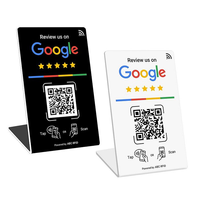 Google Review Stand (NFC Tap + QR Code) Small product image (1)