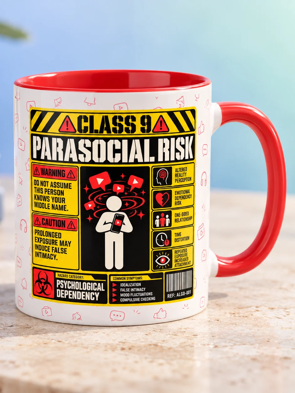 The Parasocial Risk Hazard Mug product image (3)