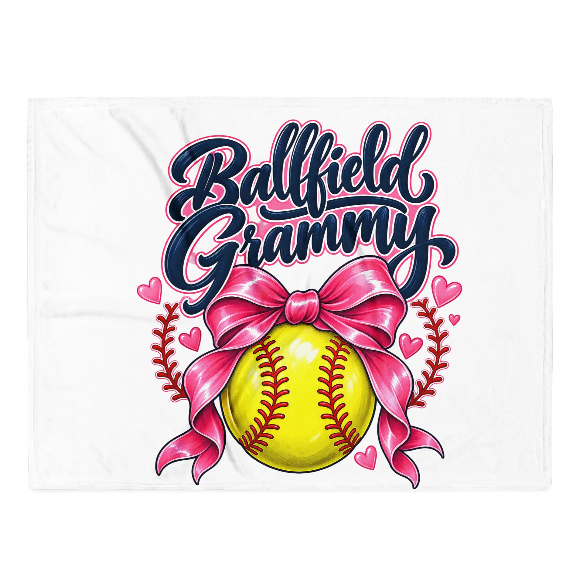 Ballfield Grammy Throw Blanket | Baseball & Softball Grandma Gift product image (1)