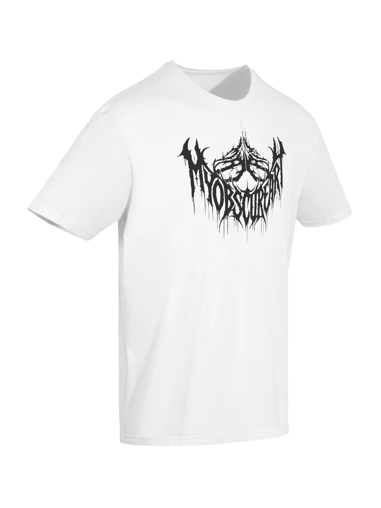 MY OBSCURE ART — White Logo T-Shirt product image (3)