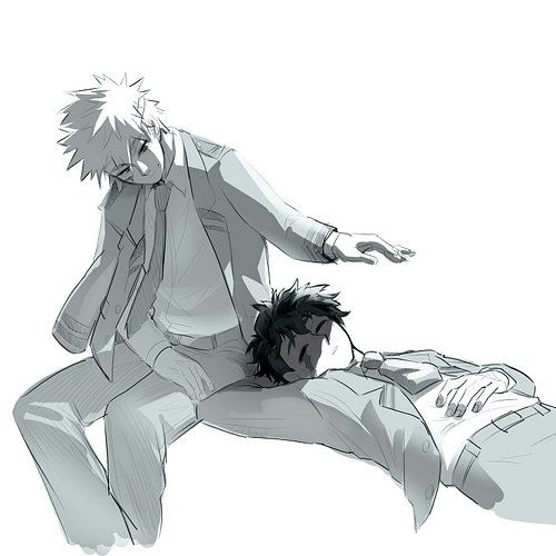afternoon nap <3
------
{ #bakudeku #bkdk #dkbk #bakugoukatsuki #midoriyaizuku }