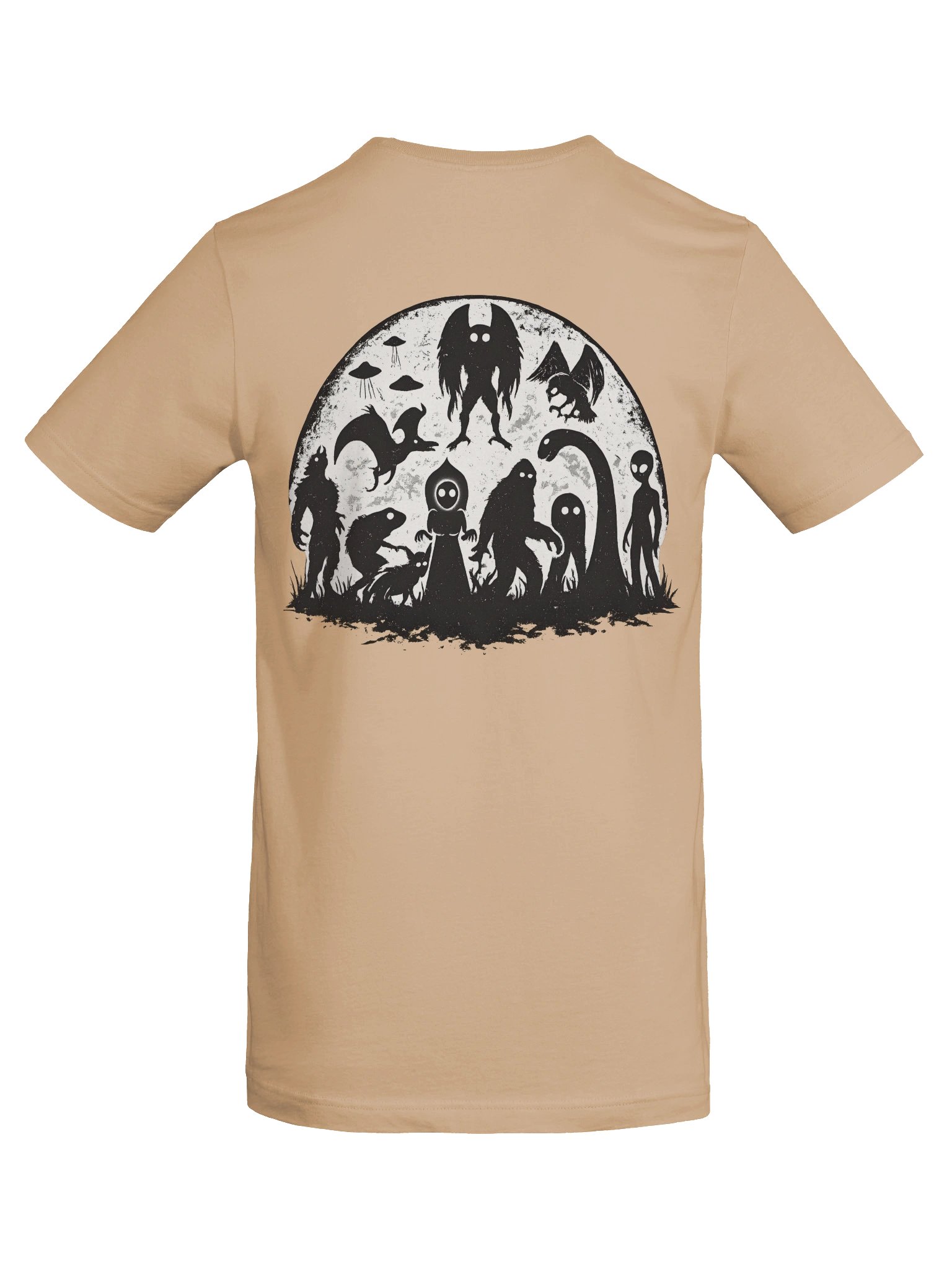 CRYPTID MOON W/ FRONT LOGO SUPER SOFT T-SHIRT (SOLID COLORS) product image (8)