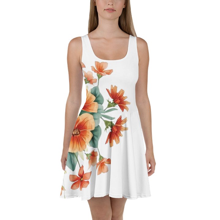 Sunburst Blooms Skater Dress product image (2)