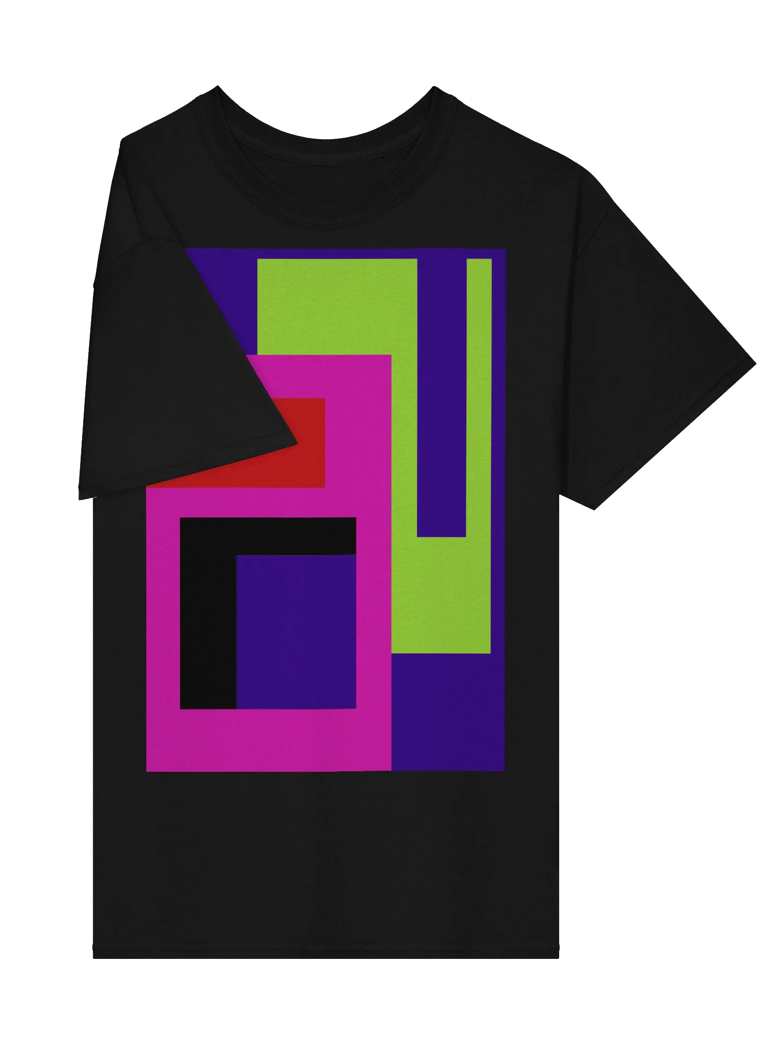 Geometric Fusion Unisex T-Shirt product image (4)