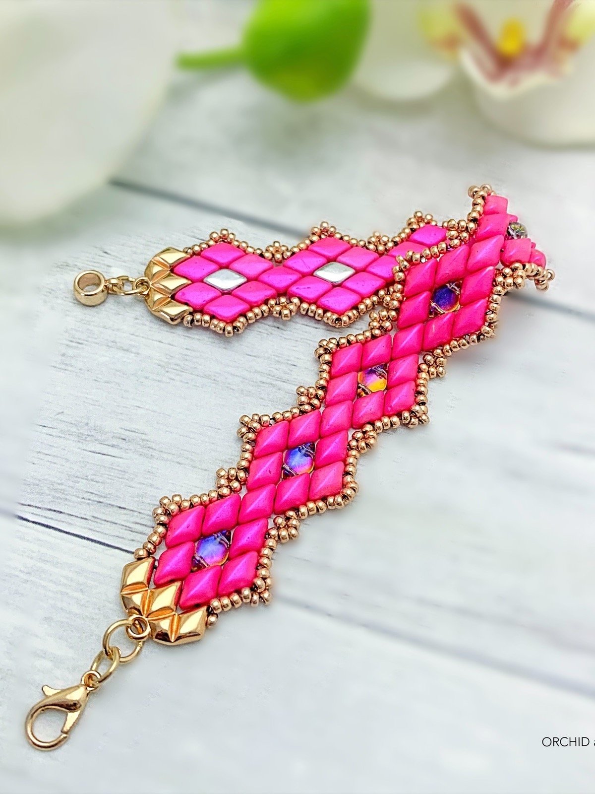 Backlit GemDuo Bracelet - Pink product image (1)