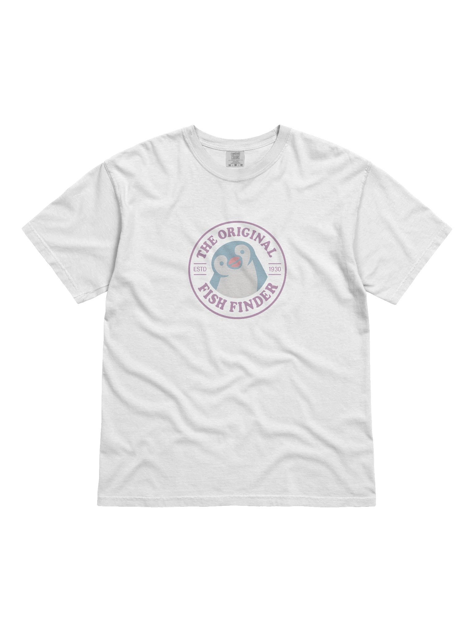 TOFF Penguin T-Shirt / The Original Fish Finder Penguin T-Shirt Semi Colour Heavyweight product image (1)