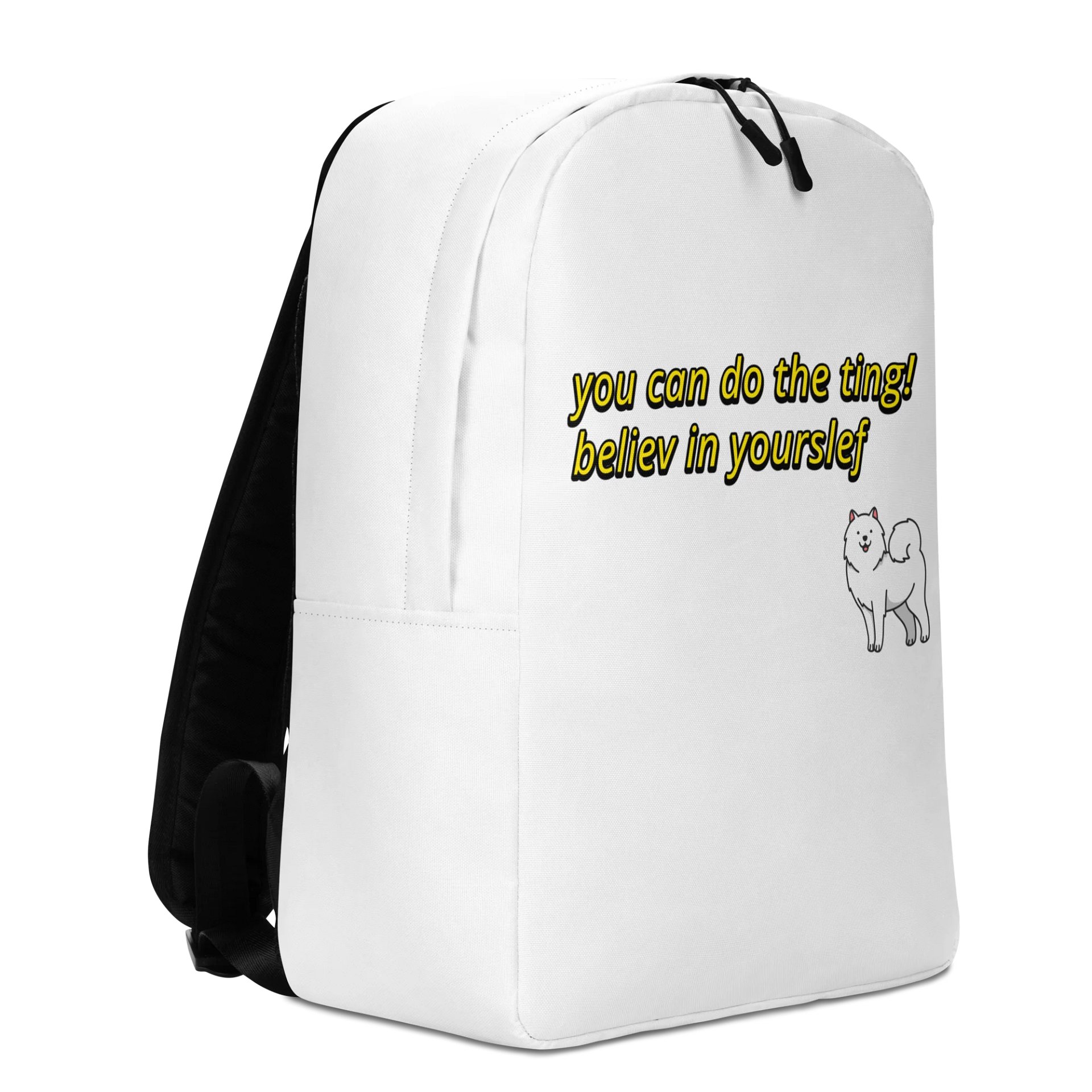 you can do the ting! believ in yourself backpack product image (3)