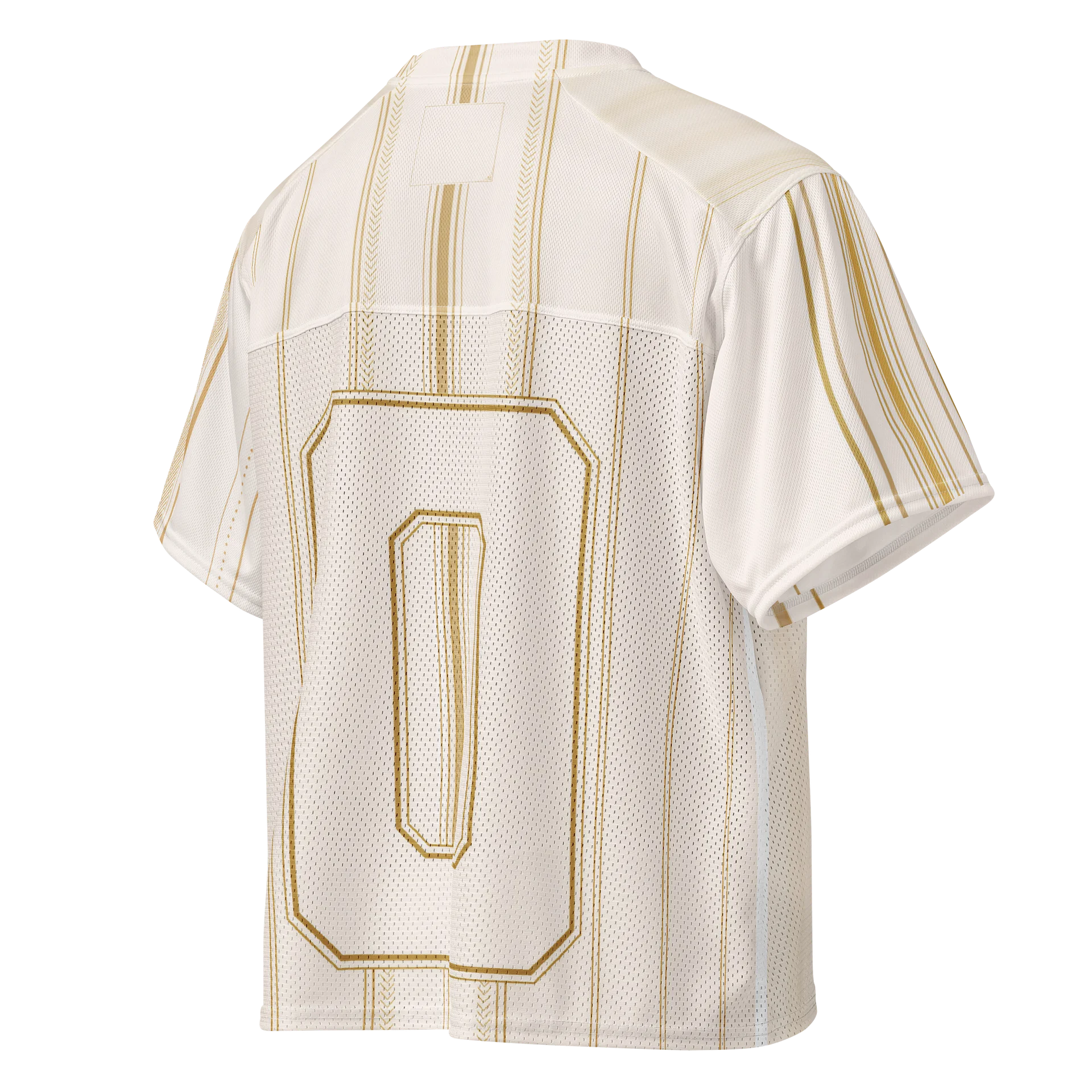 Ivory Gold Pinstripe Jersey product image (4)