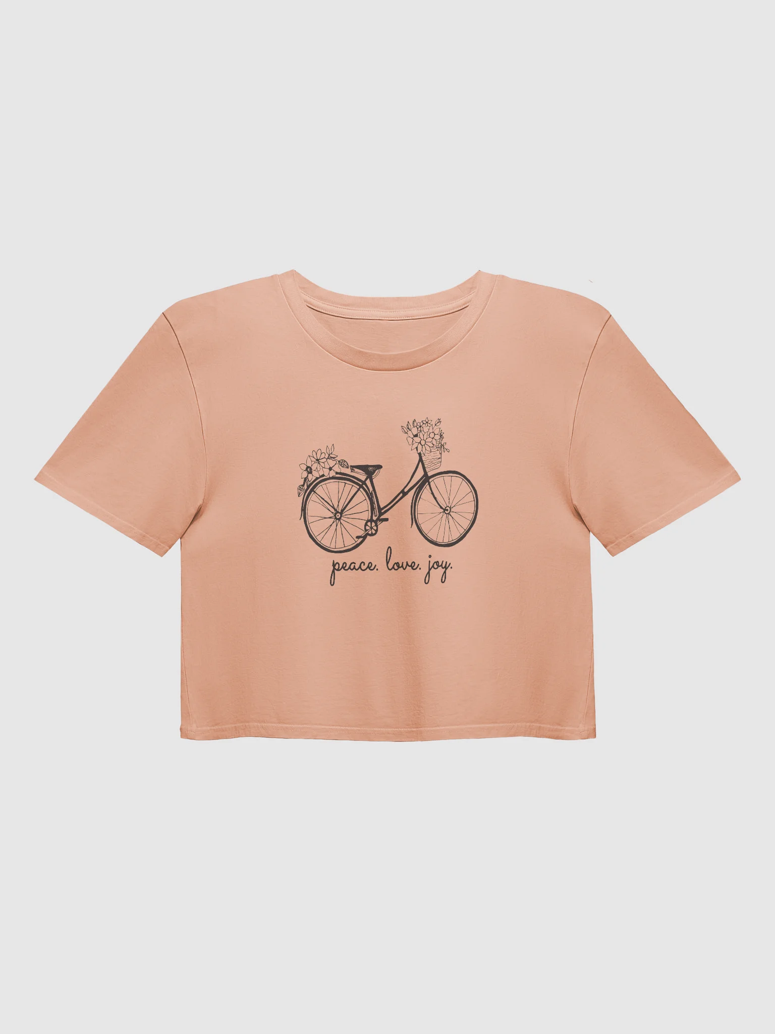 Peace Love Joy Cropped Tee product image (9)