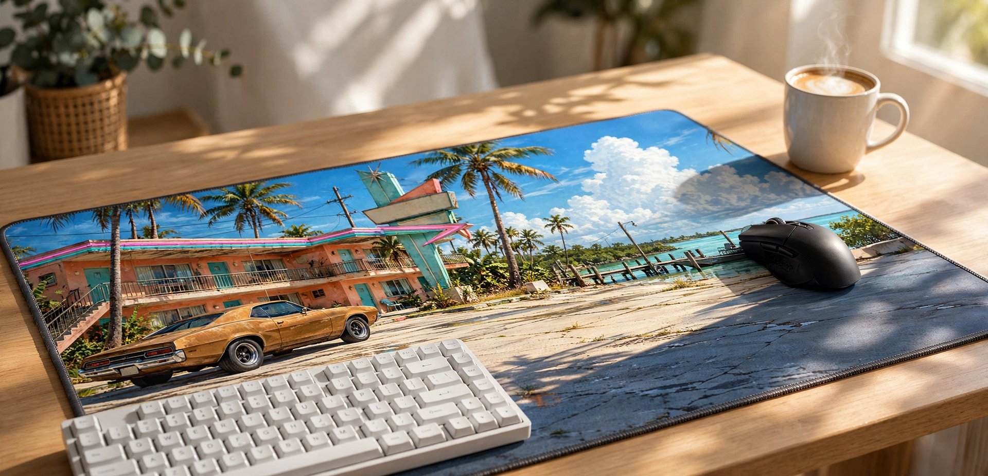 Sunbleached Coast — Desk Mat product image (3)