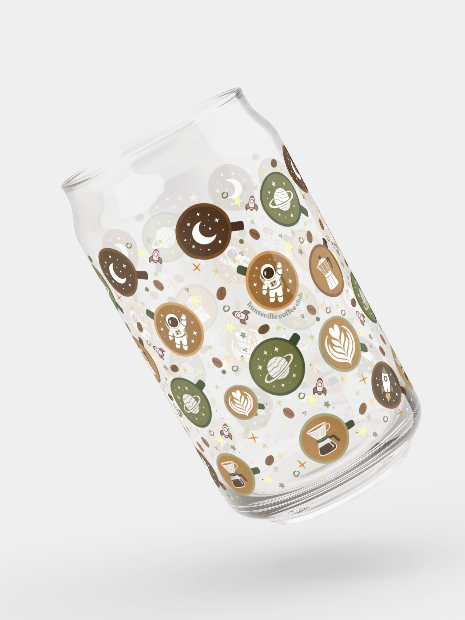 HuntsvilleCoffeeClub Can Glass product image (7)