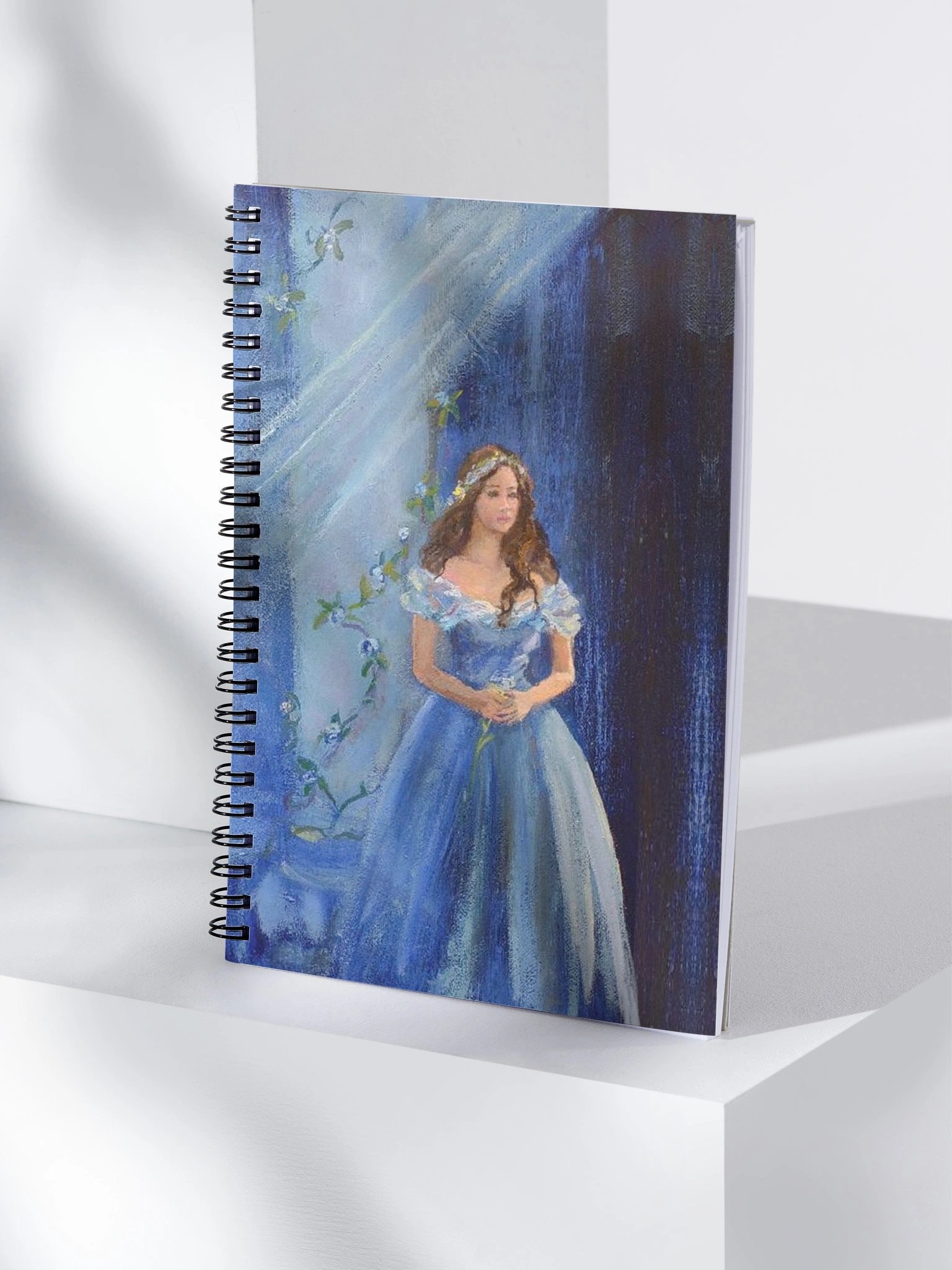 Lavender Cottage Lady Spiral Notebook product image (4)
