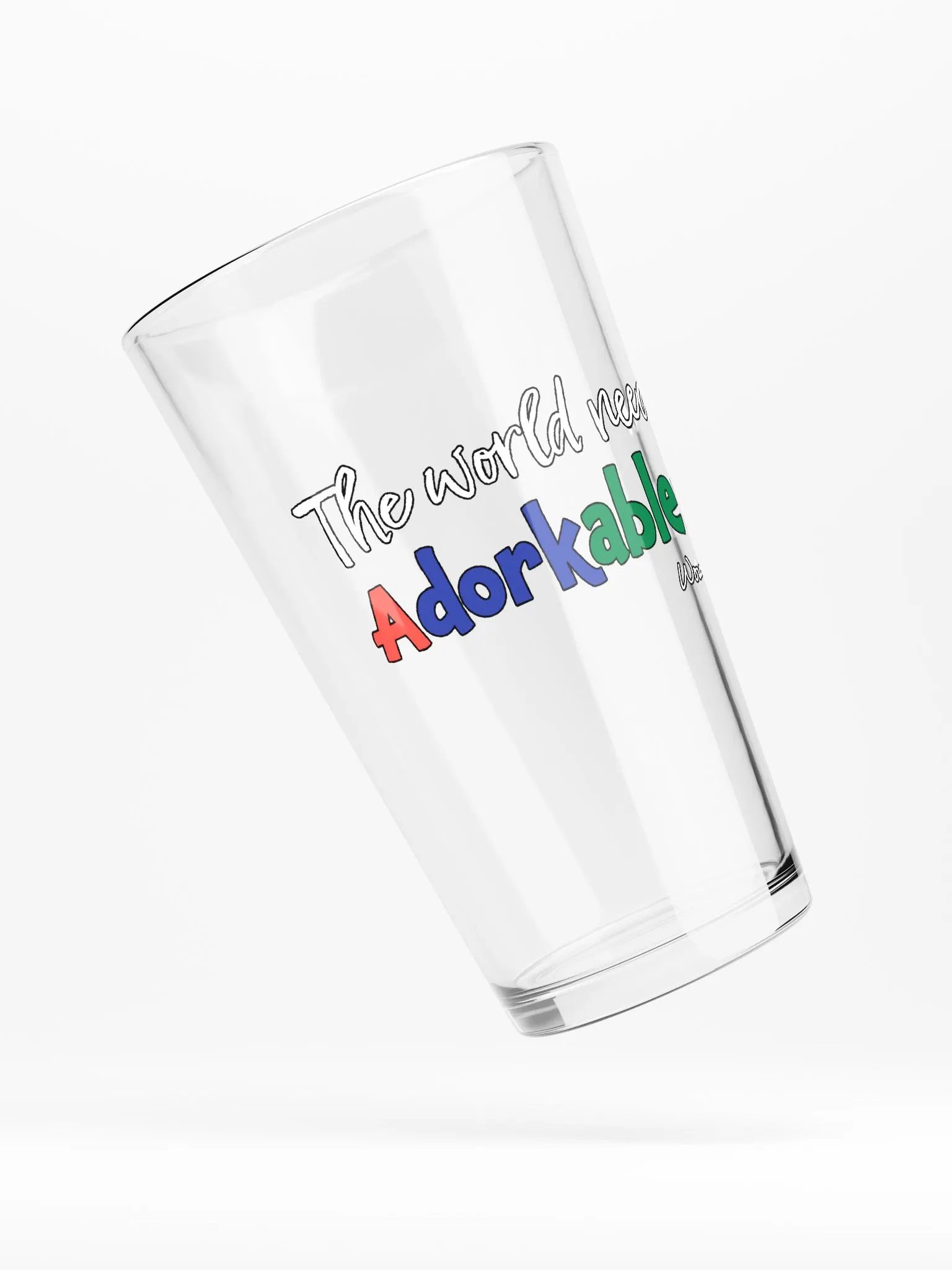 Adorkableness Pint Glass product image (4)
