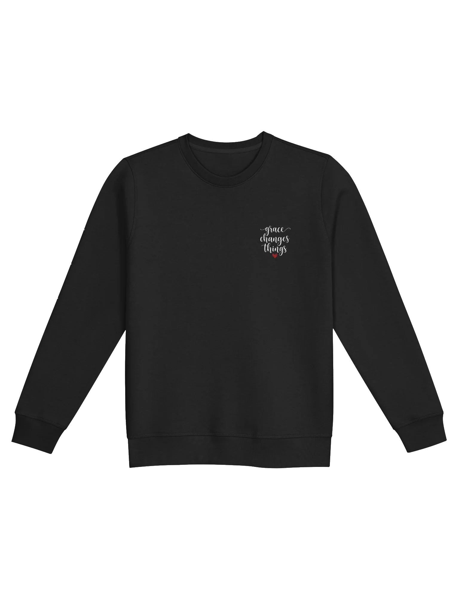 Black Heart Scribble Sweatshirt product image (1)