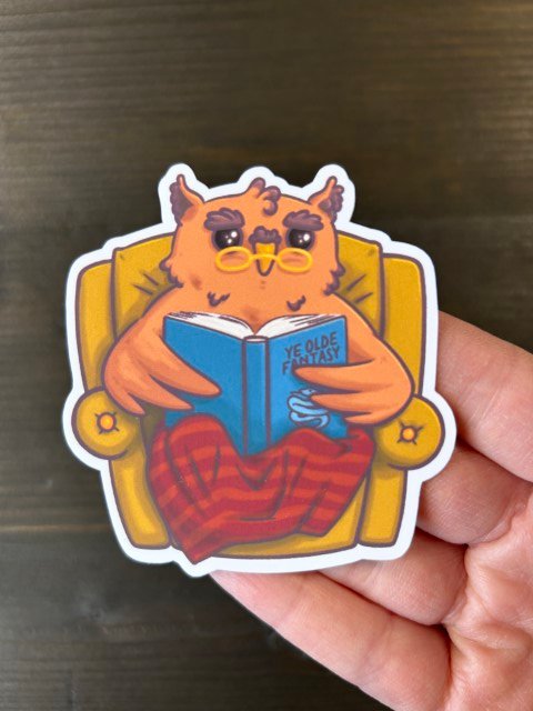 sticker : cosy owl product image (2)