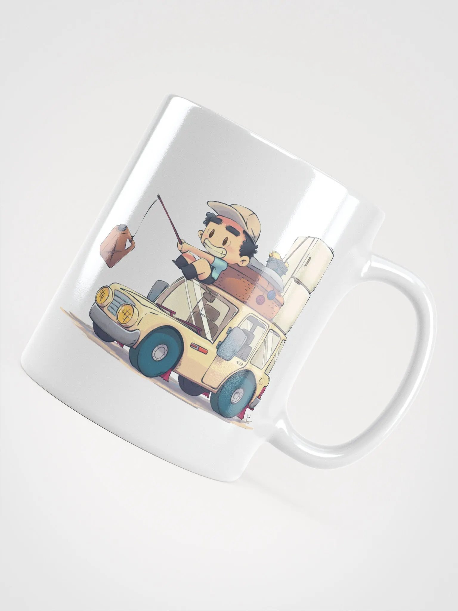 Go Go My Car | White Glossy Mug product image (12)