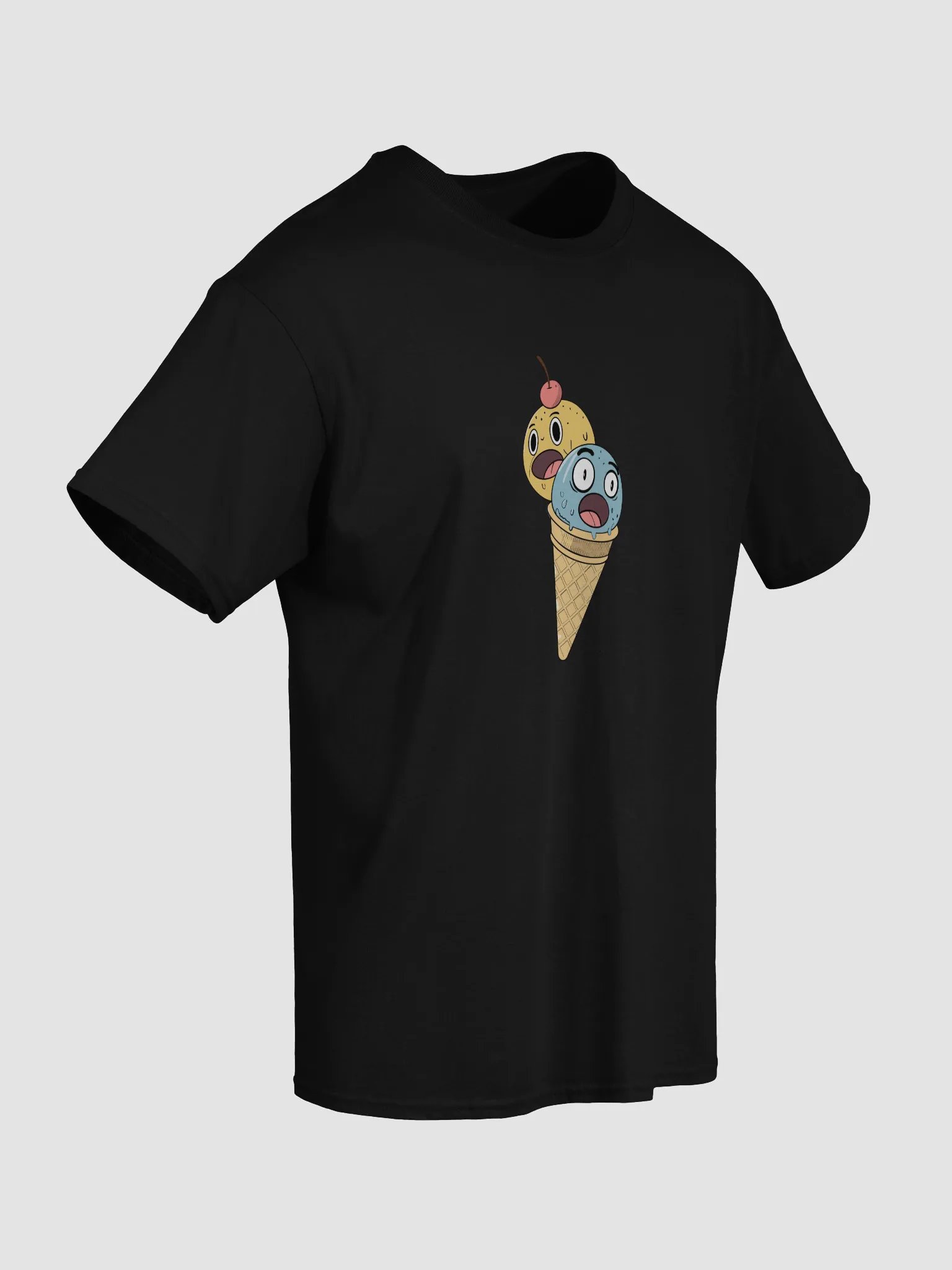 Double Scoops Surprise Cartoon T-Shirt product image (49)