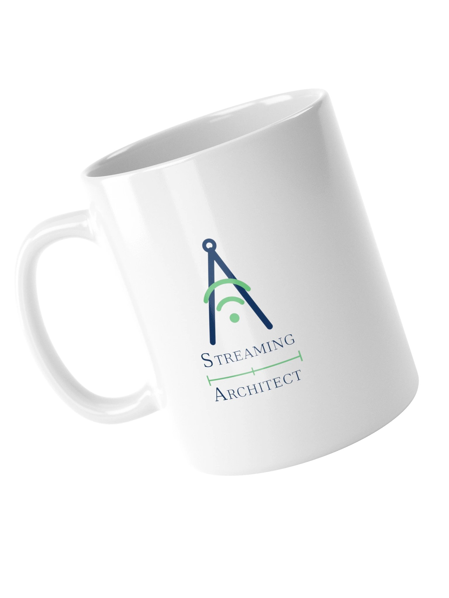 Streaming Architect White Glossy Mug product image (5)