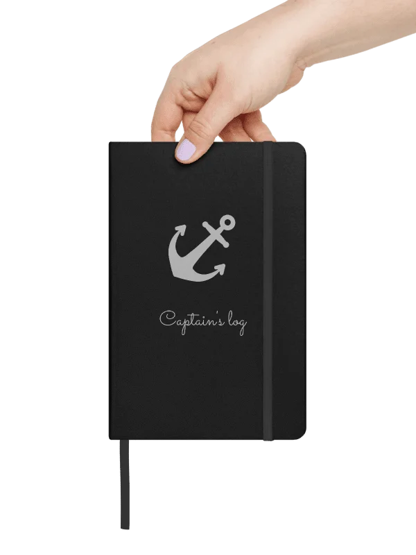 "Anchor" Captain's Log Hardcover Notebook product image (4)