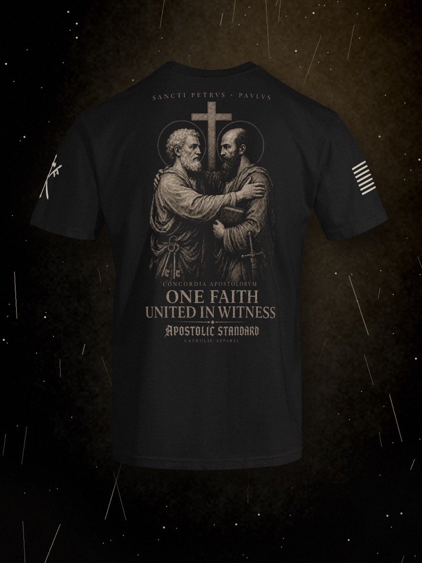 Saints Peter & Paul — United in Witness Heavyweight Tee product image (1)