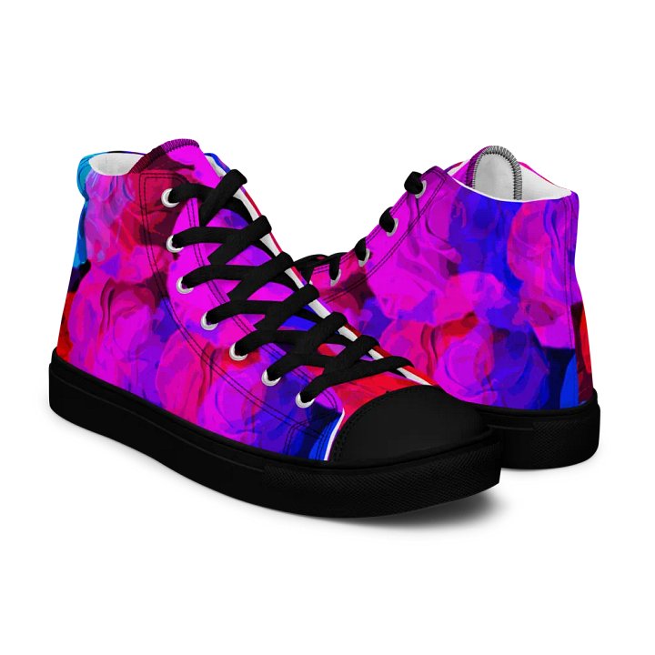punk rose High Top Canvas shoes (womens) product image (1)
