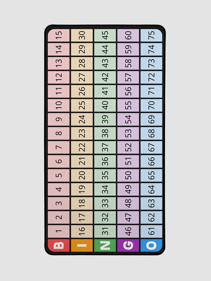 Bingo Board Desk Mat product image (2)