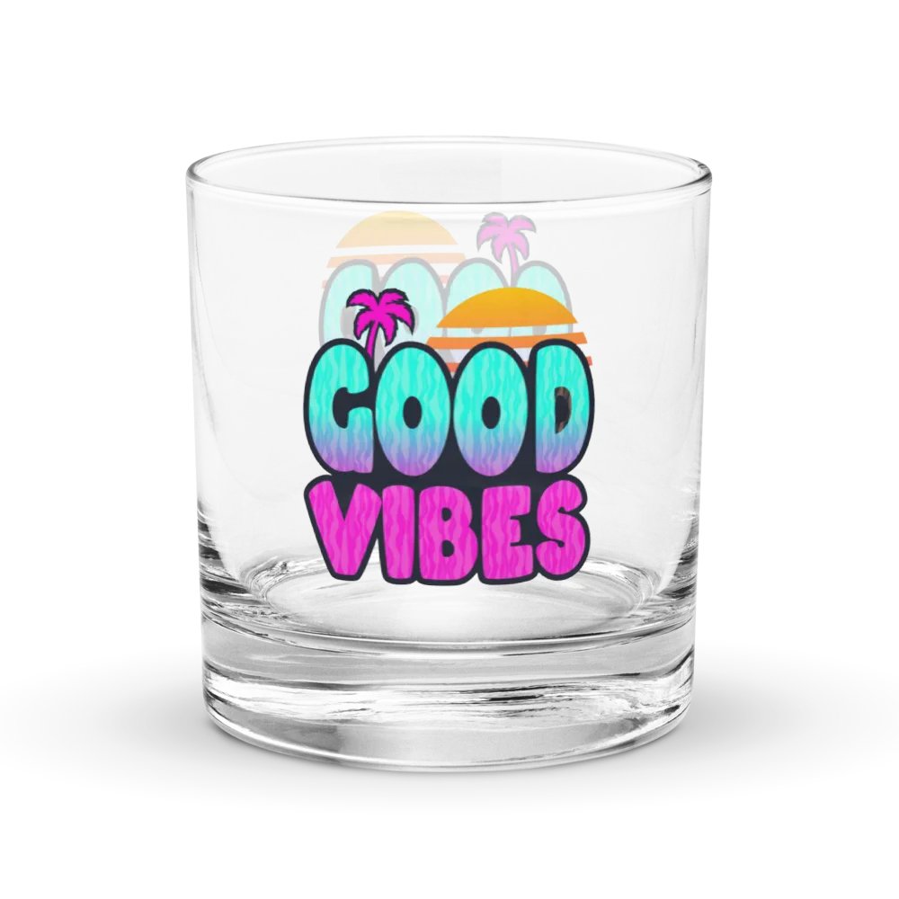 GOOD VIBES ROCKS GLASS product image (3)