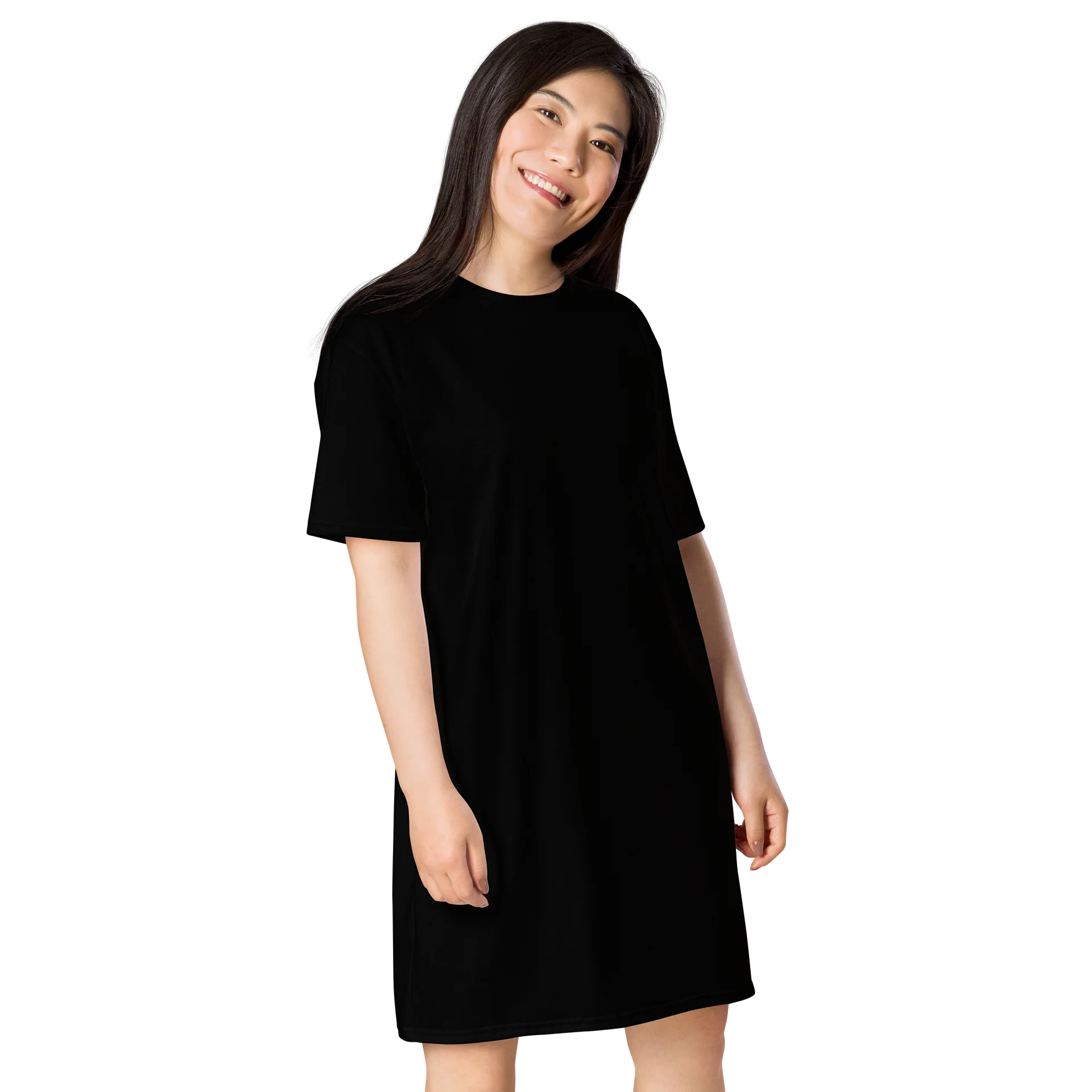 Midnight Minimal All-Over Print T-Shirt Dress product image (4)