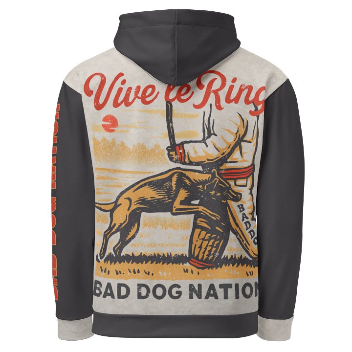 Vive le Ring Vintage - French Ring - Premium Adult Unisex All Over Print Hoodie product image (1)