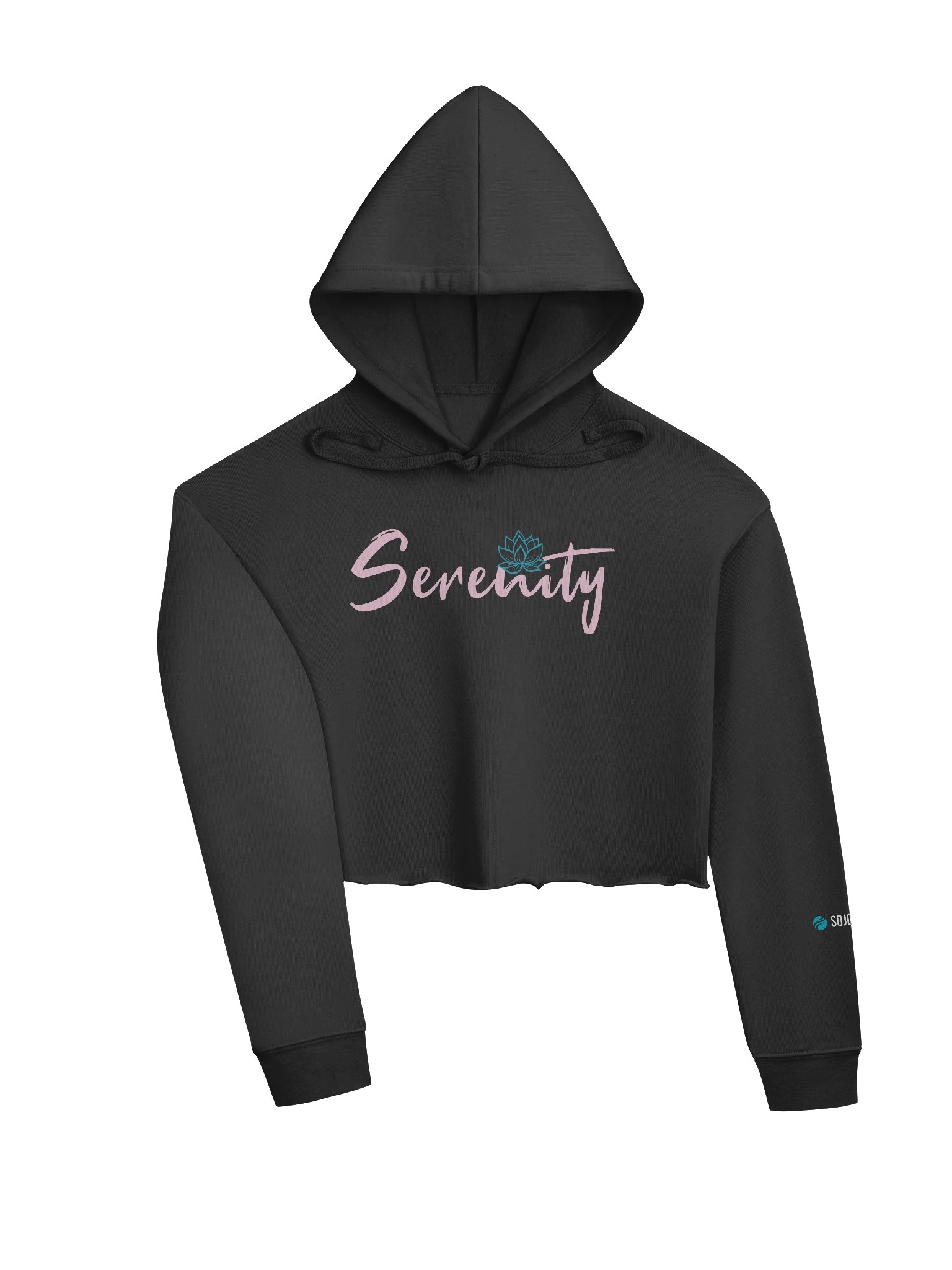 Serenity Lotus Crop Hoodie product image (6)