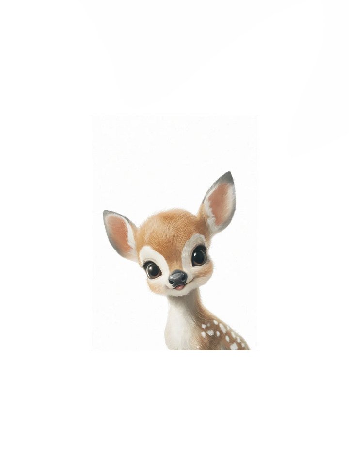 Woodland Curious Deer Nursery Print product image (2)