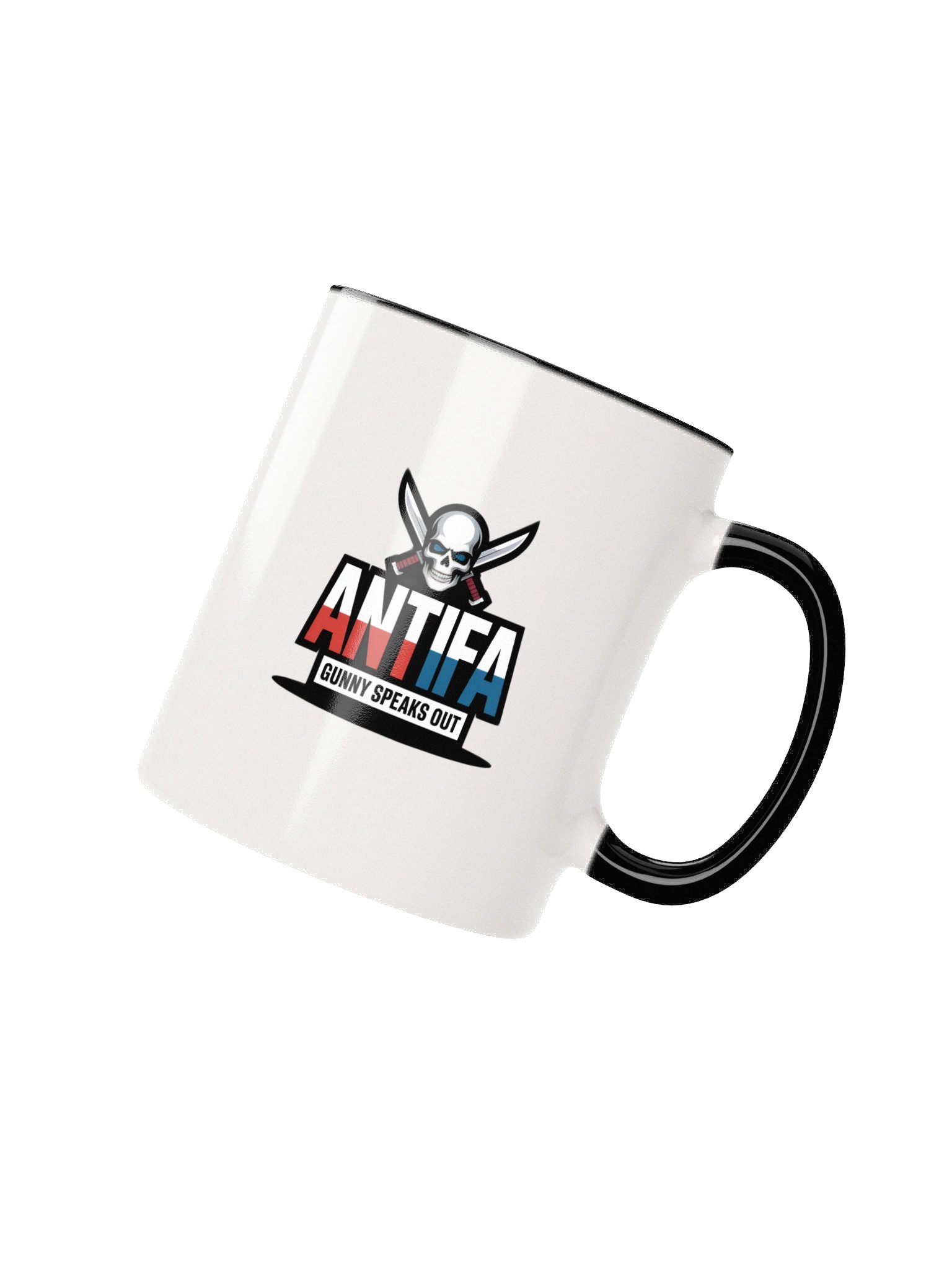 ANTIFA Skull Ceramic Mug product image (7)