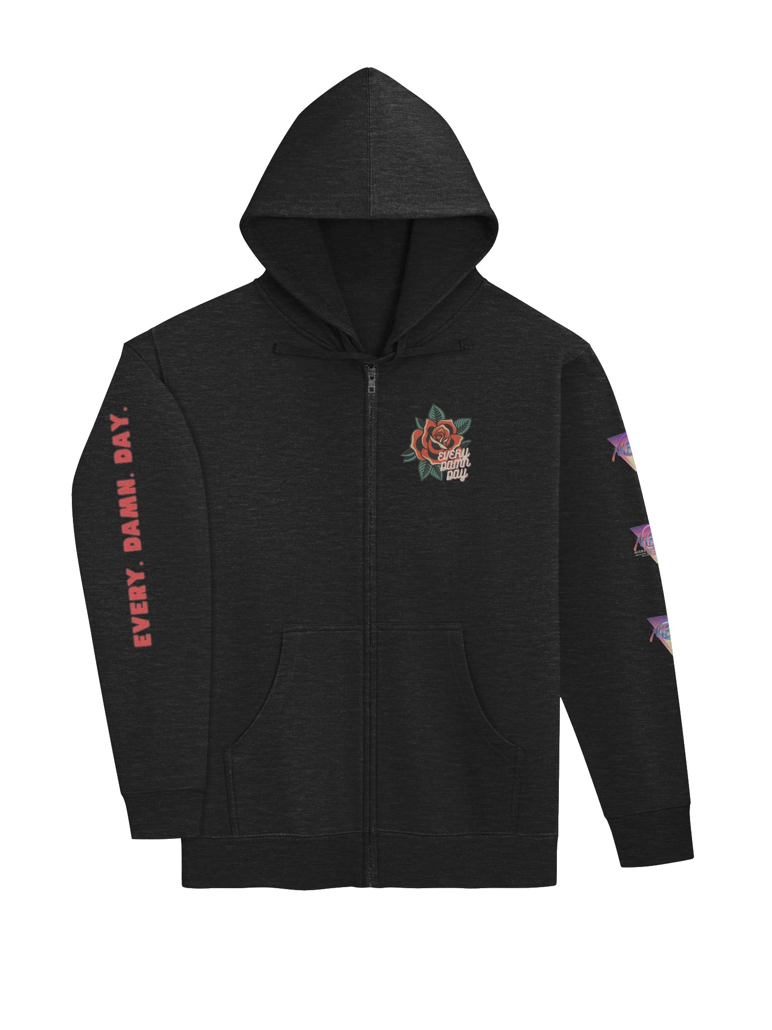 Good is a Verb Zip Up Hoodie product image (11)