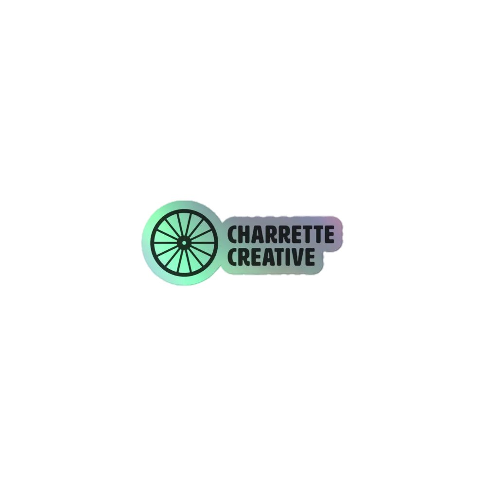 Charrette Creative Logo - Holographic Sticker product image (1)