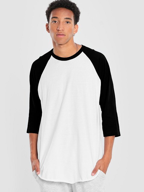 Photo showing Tultex Fine Jersey Raglan Tee