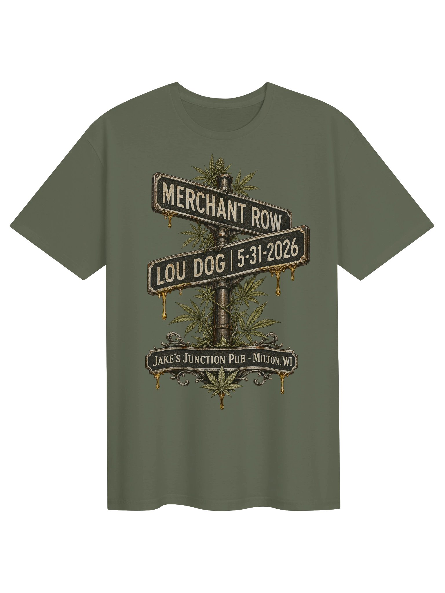 Merchant Row Lou Dog Street Sign Tee product image (1)