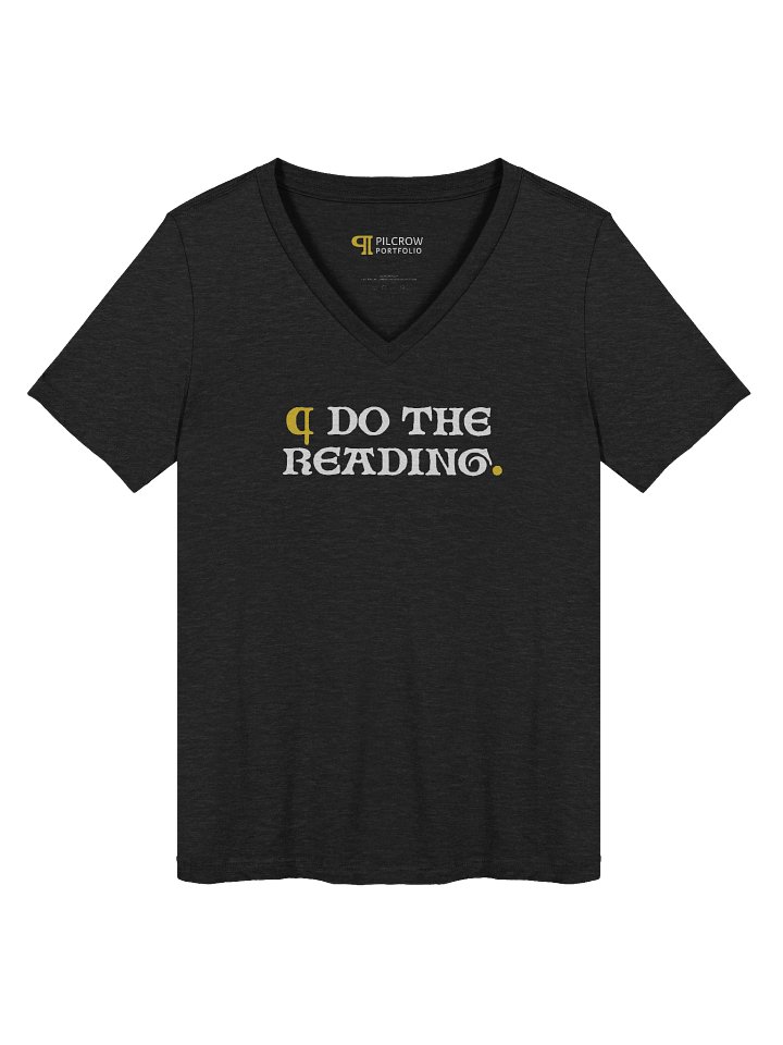 Do the Reading (Uncial 2) - Relaxed V-Neck Women's T-Shirt product image (1)