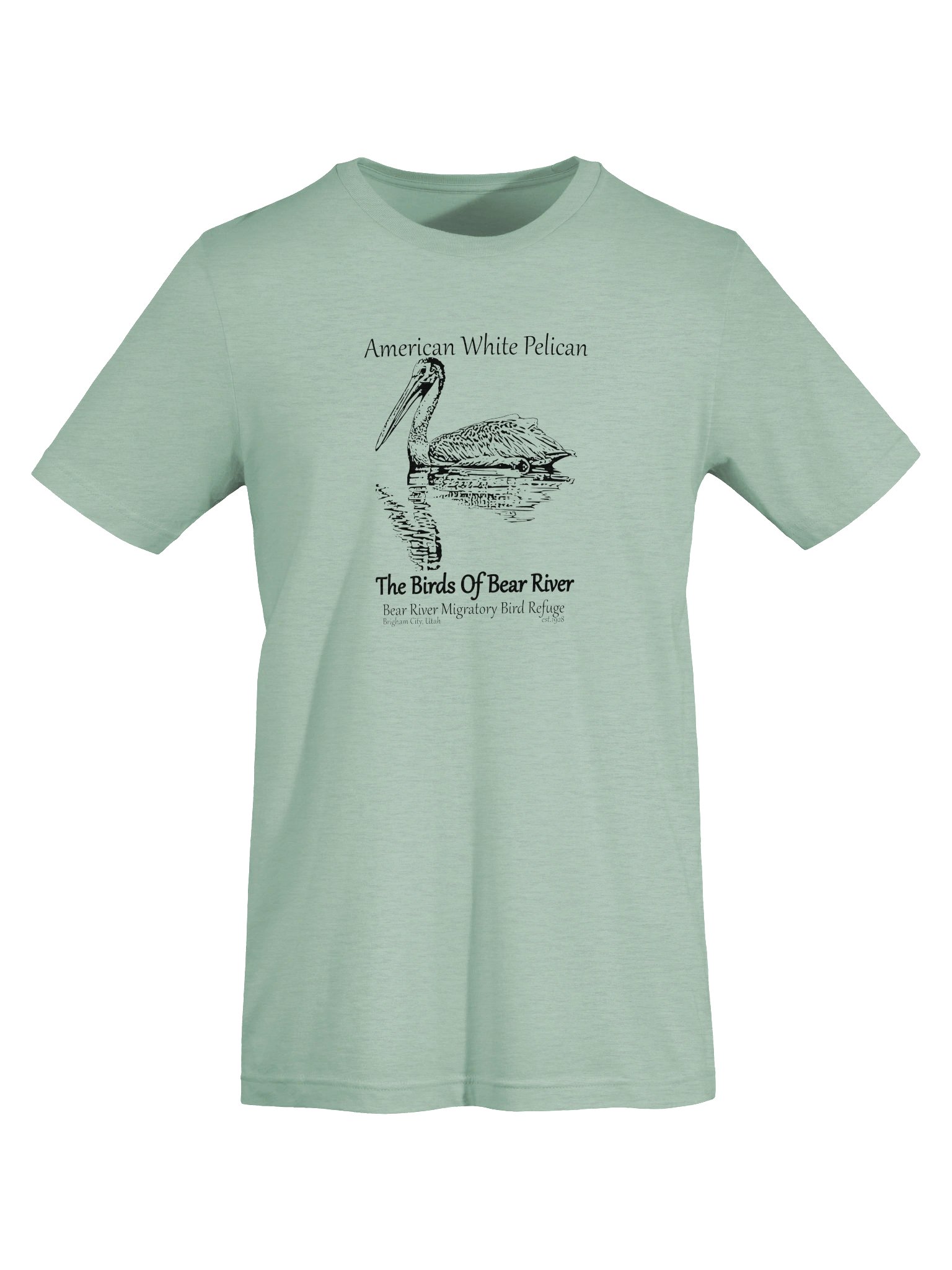 Birds of Bear River American White Pelican Unisex T-shirt product image (89)
