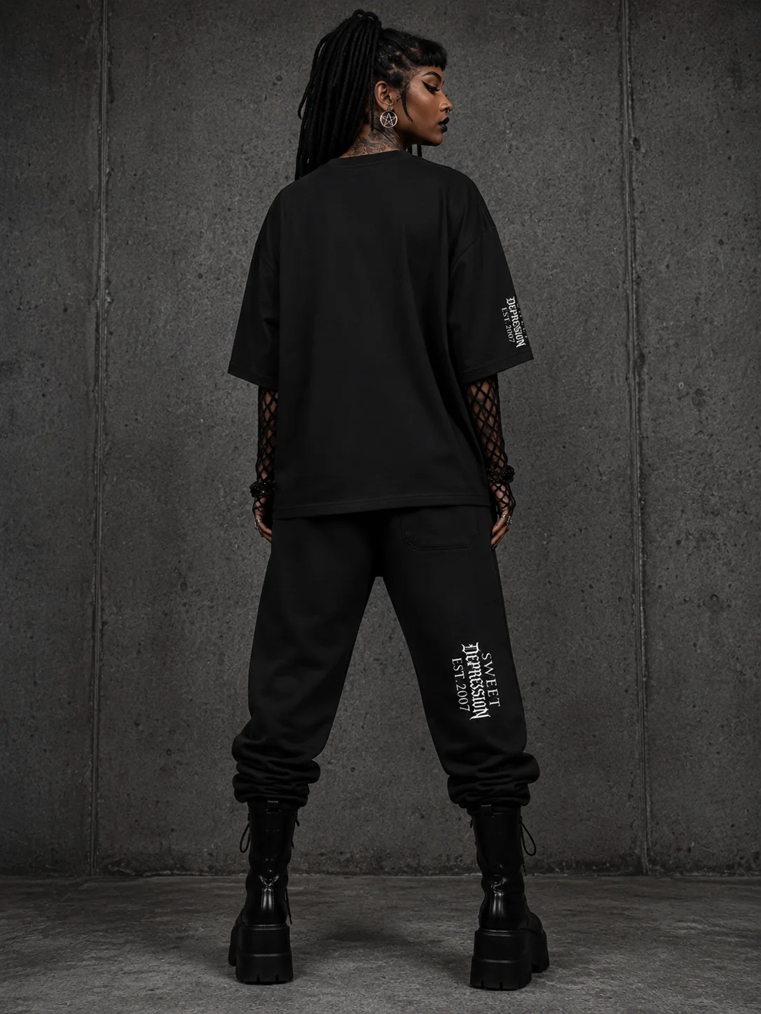 SWEET DEPRESSION EMBLEM EMBROIDERED T-SHIRT product image (2)