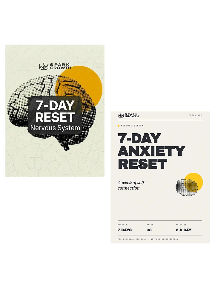 The Double Reset (7-Day Anxiety Reset + 7-Day Nervous System Reset) product image (1)