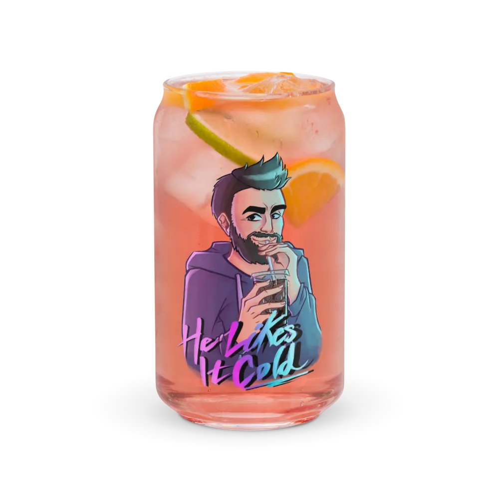 He Likes It Cold Can Glass product image (8)