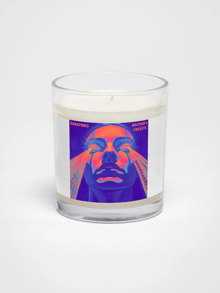 Darkpines Brother’s Crickets Neon Portrait Candle product image (1)