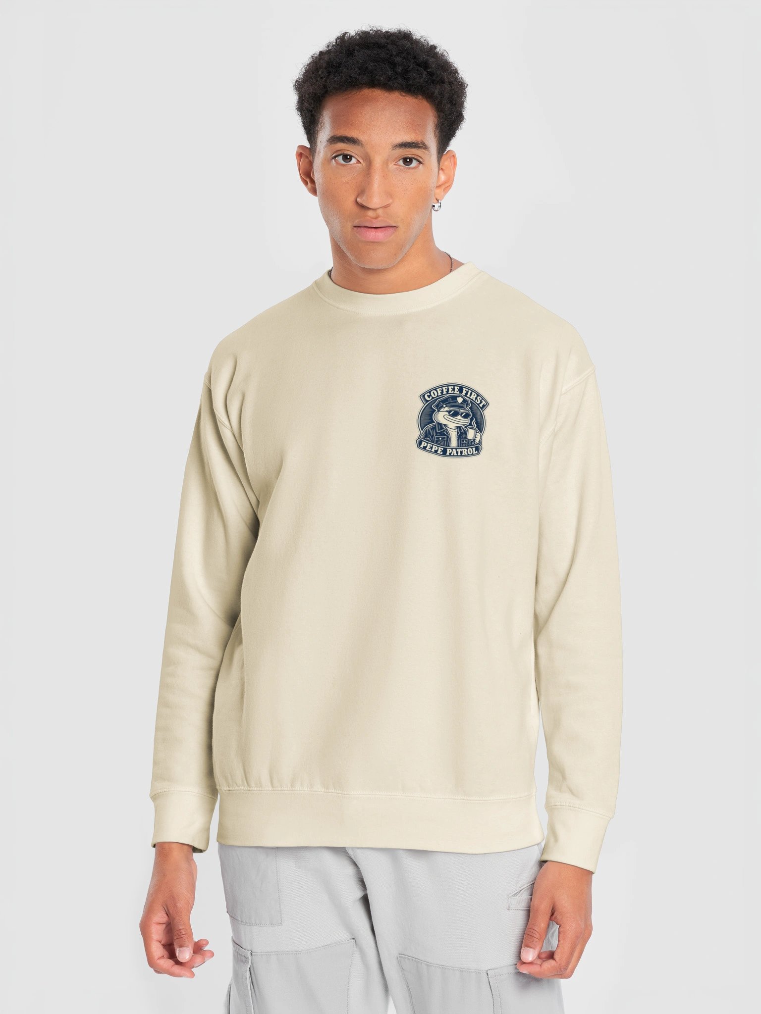 Coffee First Crewneck Sweatshirt product image (5)