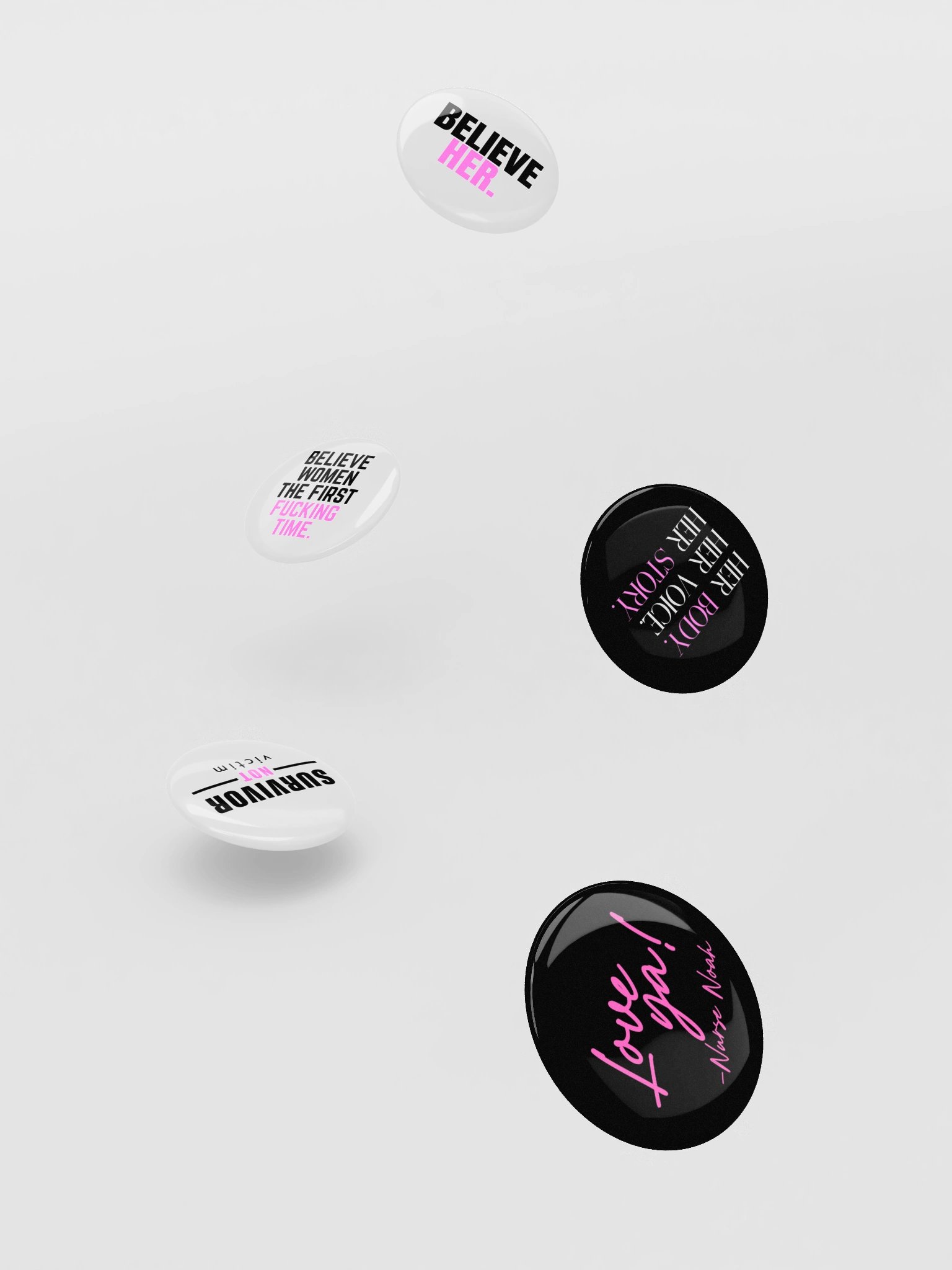 The Believe Her Button Collection product image (5)