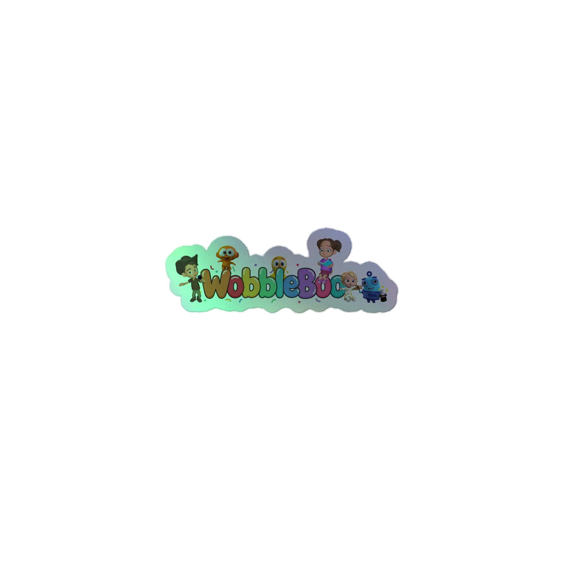 WobbleBoo Holographic Handprint Sticker Sheet product image (2)