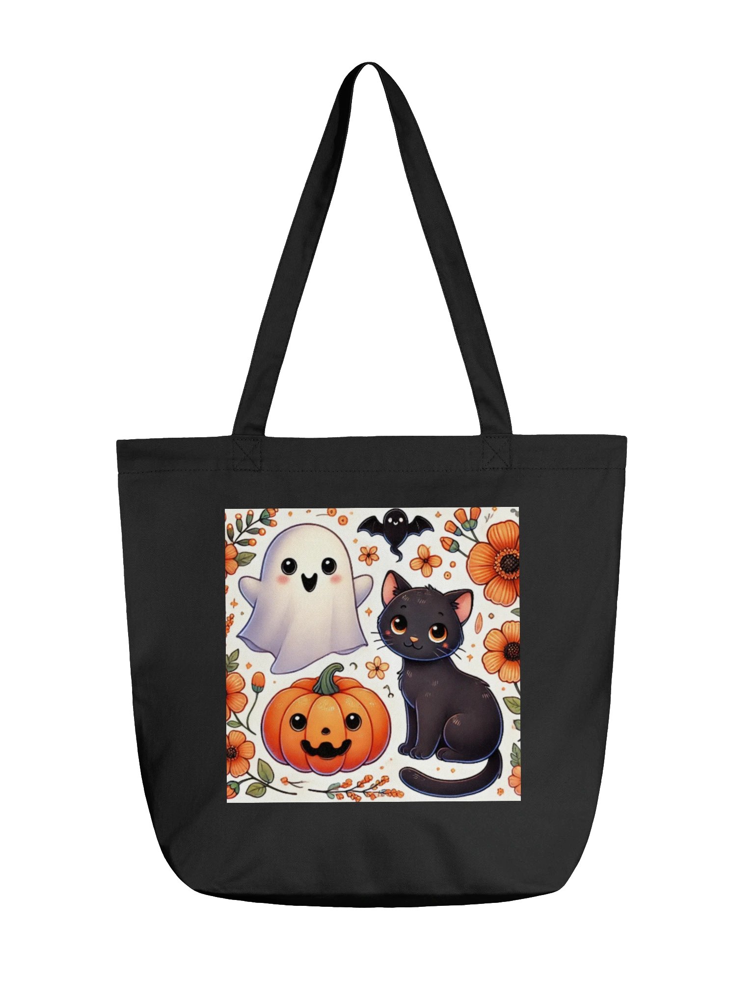 Cute Halloween Cat Tote Bag product image (1)