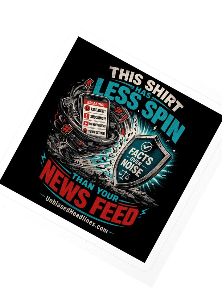 Less Spin Than Your News Feed Sticker product image (2)