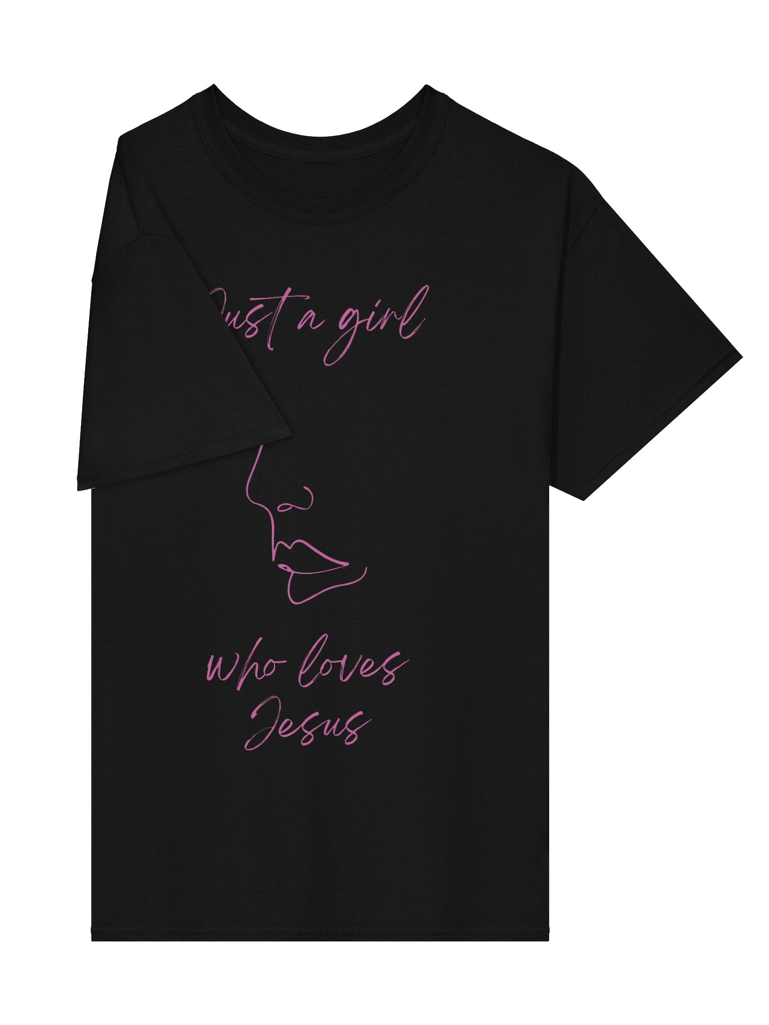 Just a Girl Who Loves Jesus Christian Women’s T-Shirt product image (4)