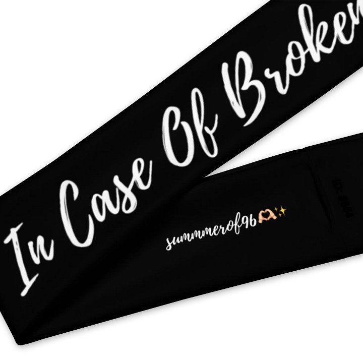 Black Headset Tape Headband product image (1)
