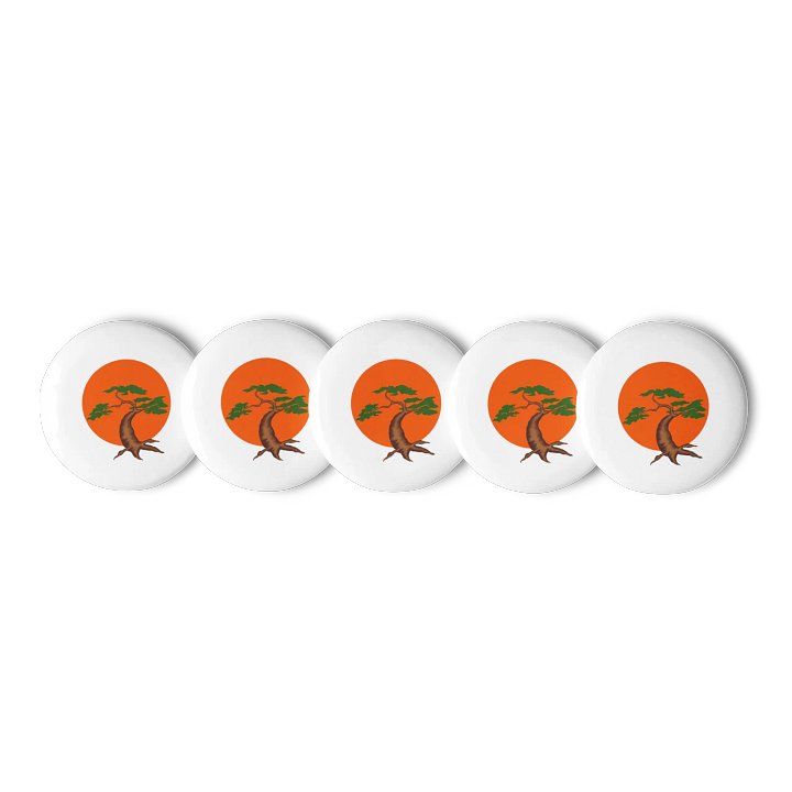 Sunlit Bonsai Tree Pin Set product image (1)